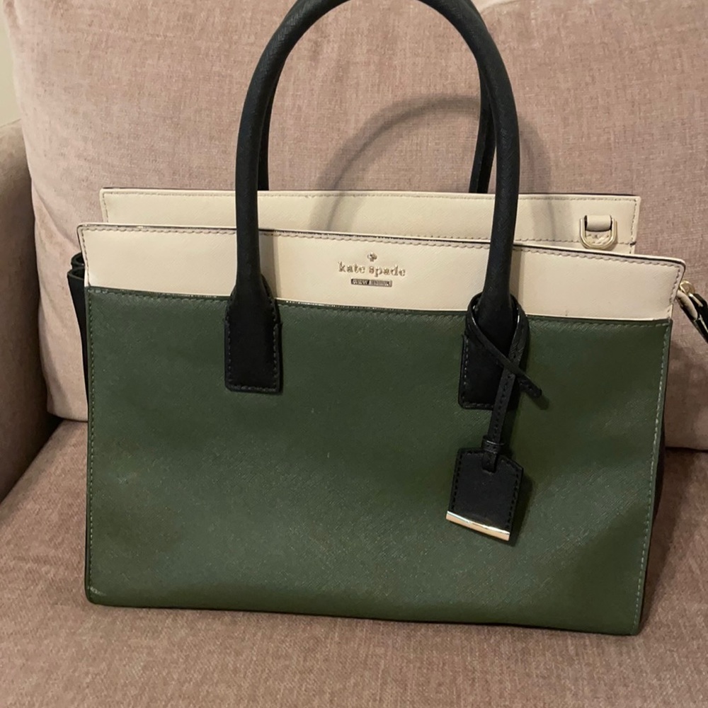 Kate Spade color block hand bag